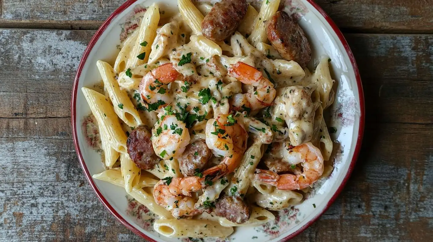 Cajun Pasta Recipe - Creamy and Spicy Southern Delight.