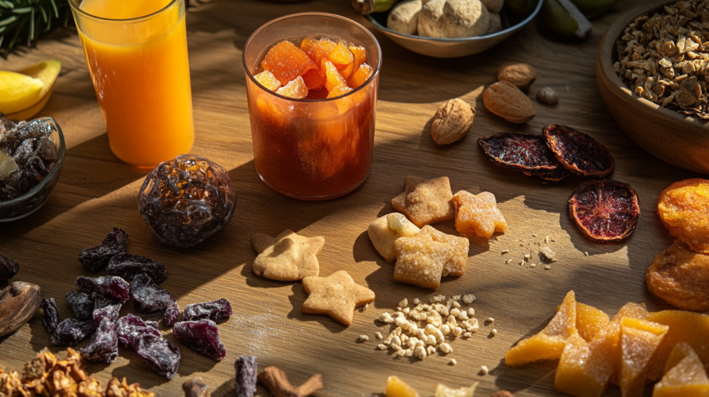 Homemade space snacks and space-themed cooking ideas.