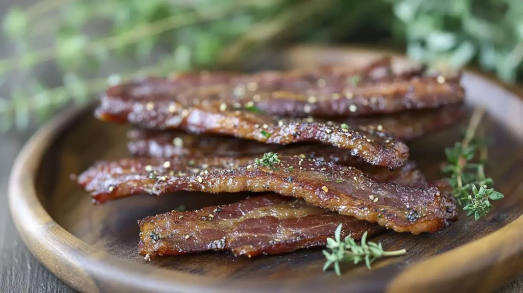 Is beef bacon healthy? Find out the nutrition facts & benefits.