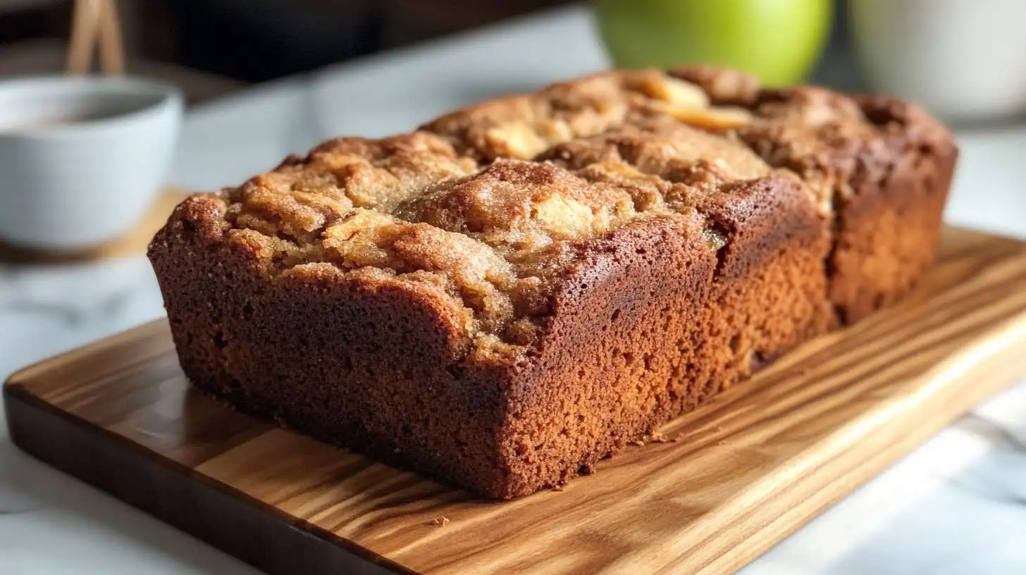 Apple Coffee Cake Recipe – A moist, low-sugar apple coffee cake with cinnamon and crumbly streusel topping.
